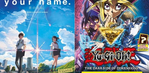 Your Name e Yu-Gi-Oh tornano al cinema