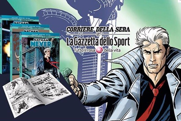 Nathan Never - In arrivo la ristampa dei primi 100 numeri con Corriere e Gazzetta