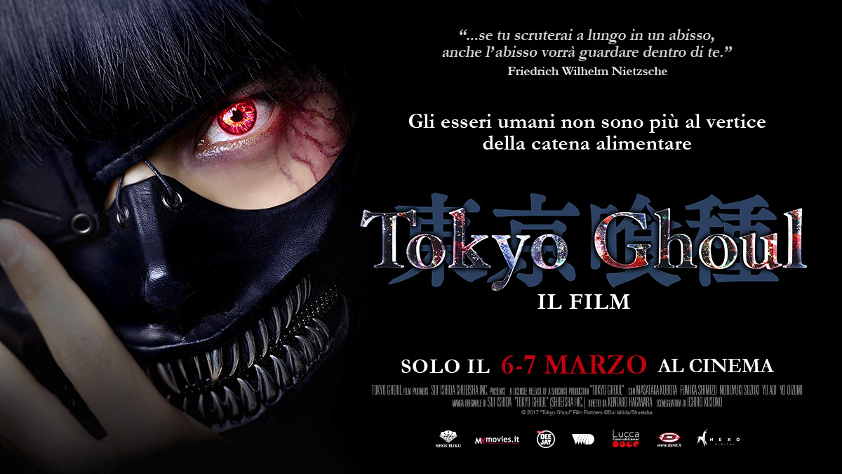 Tokyo Ghoul, il film - Stampa il coupon e vai al cinema con lo sconto