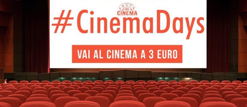 CinemaDays: annullate le date di ottobre, l'iniziativa tornerà nel 2019