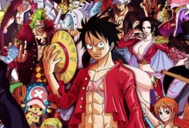 Una statua di One Piece nella città natale di Eiichiro Oda