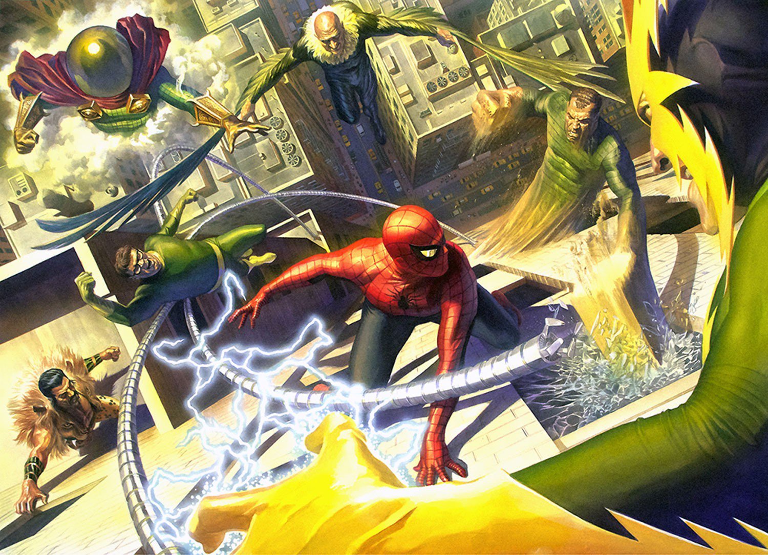 spiderman vs bosses