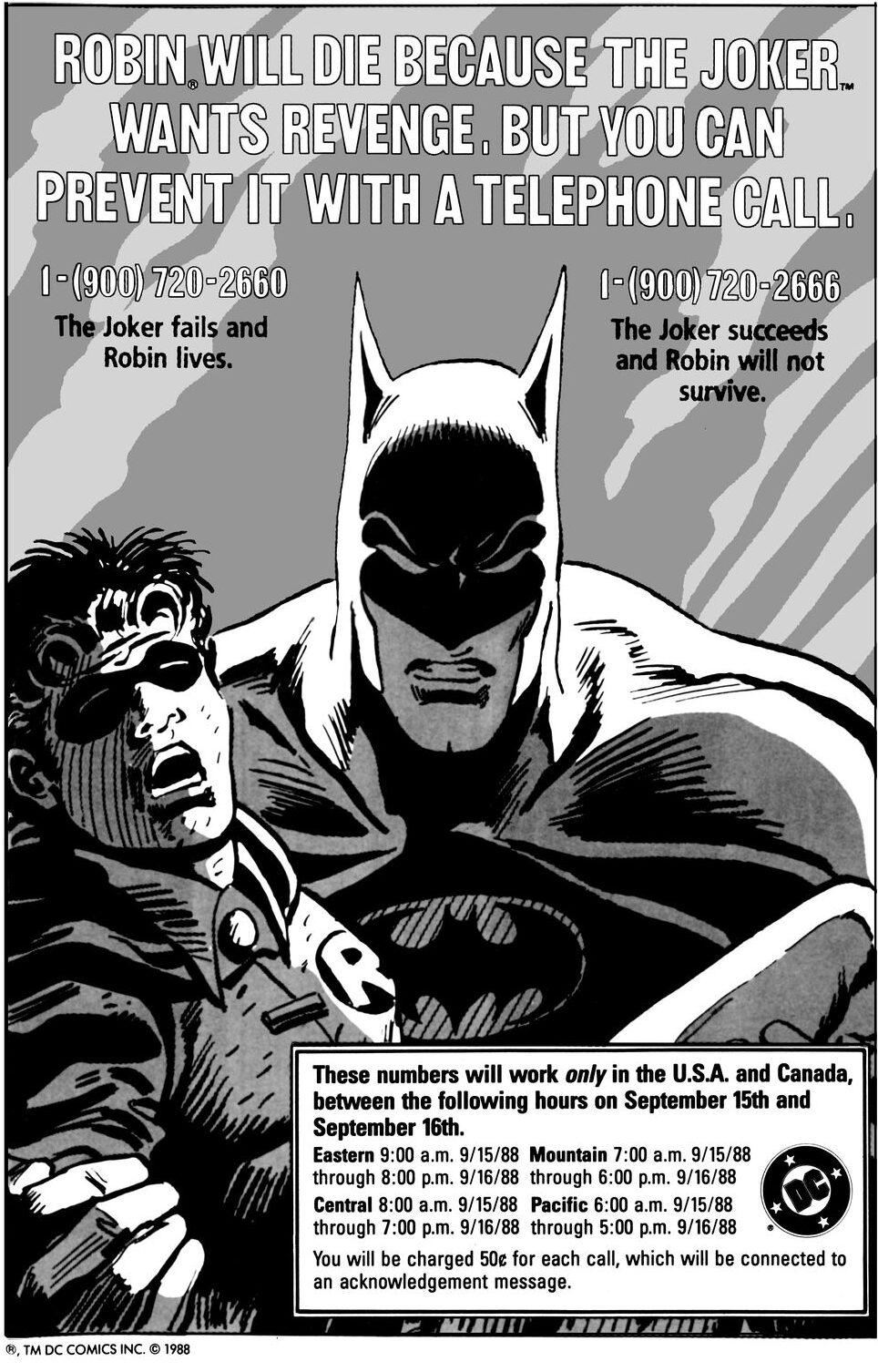 morte di robin anni 80