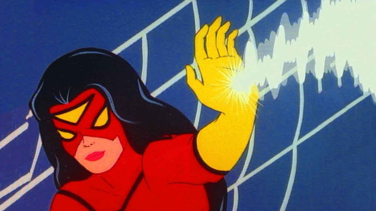 spider woman cartoon