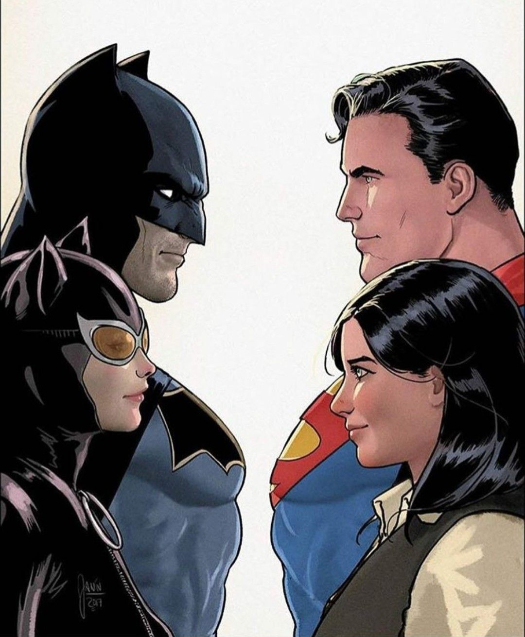 batman superman double date
