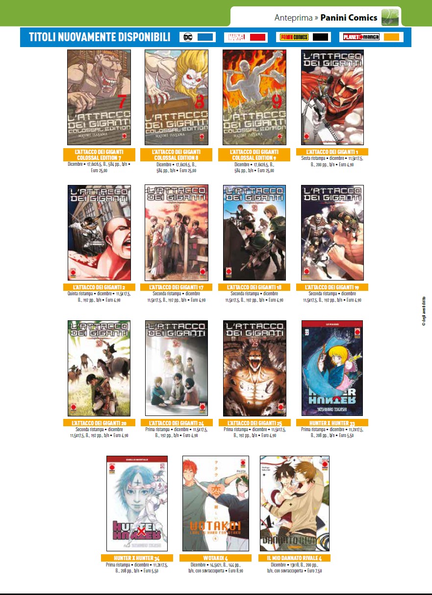 Planet Manga - Tutte le uscite di Dicembre