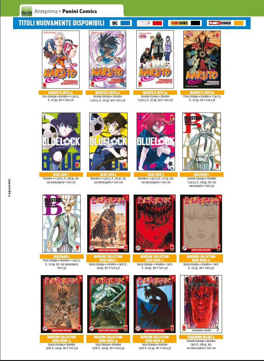 Planet Manga - Tutte le uscite di Dicembre