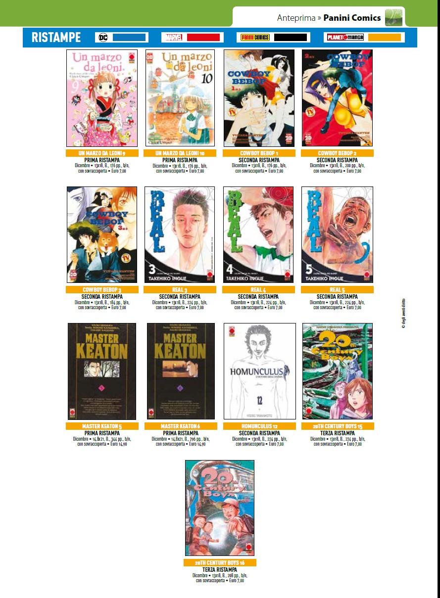 Planet Manga - Tutte le uscite di Dicembre