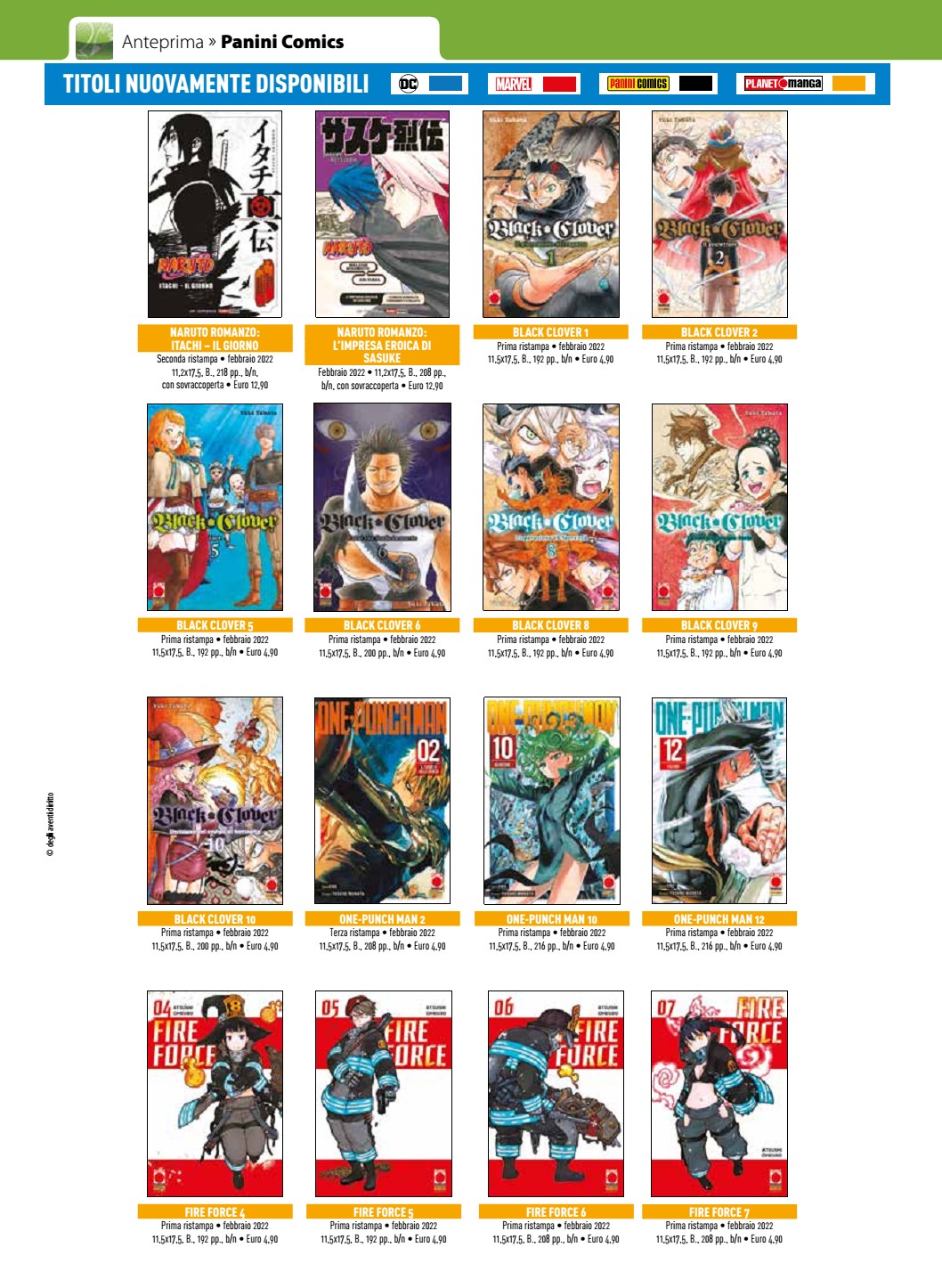 Planet Manga - Tutte le uscite di febbraio