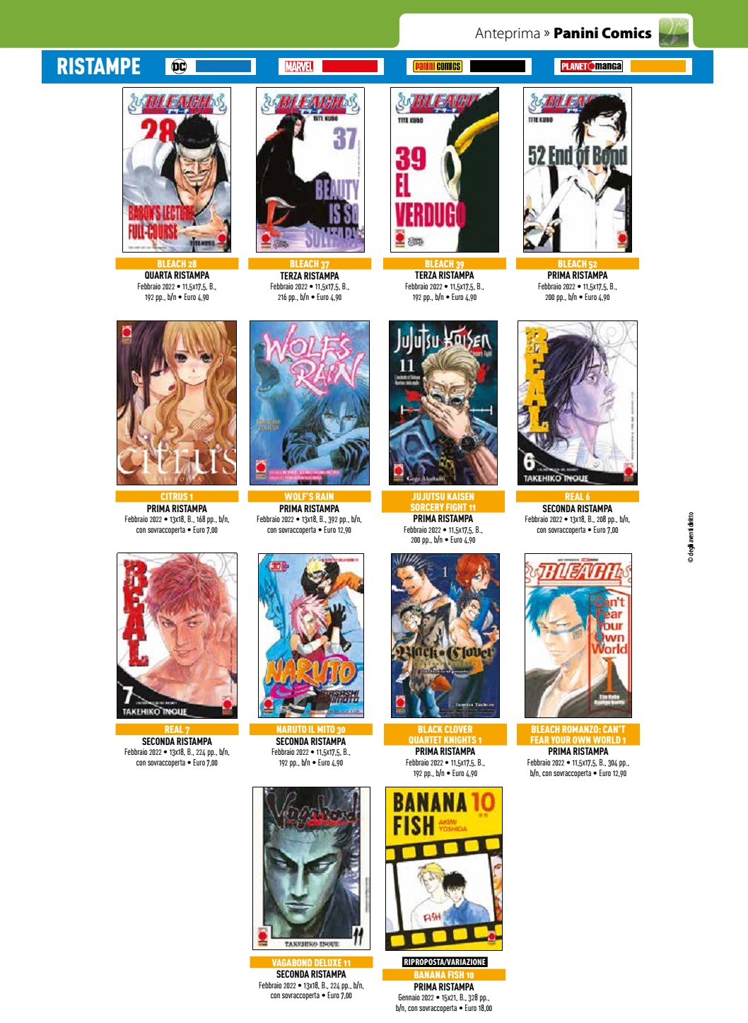 Planet Manga - Tutte le uscite di febbraio