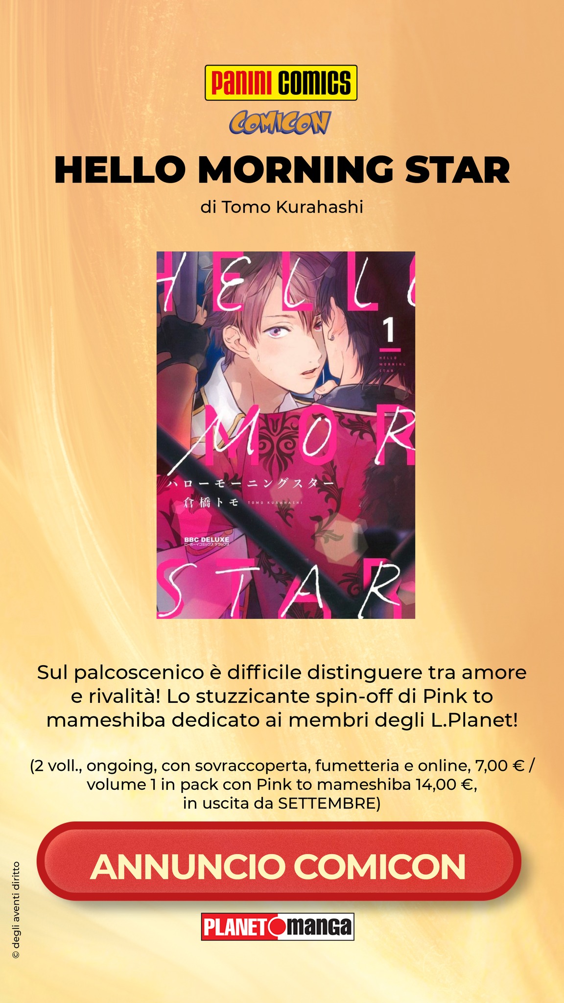 Planet Manga - Le novità annunciate a Comicon 2022