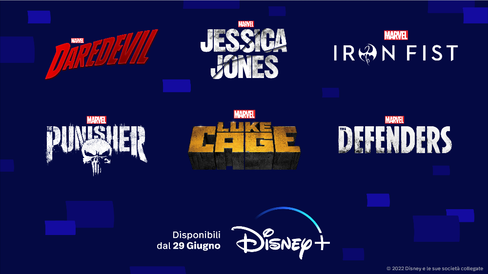 Disney+ annuncia l'arrivo delle serie Marvel (ex) Netflix