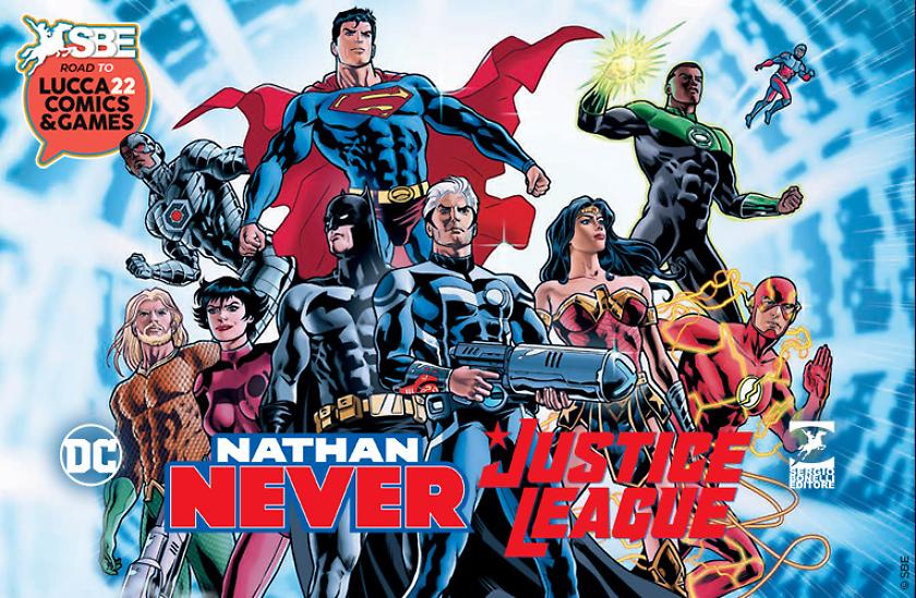 Nathan Never - Arriva il crossover con la Justice League