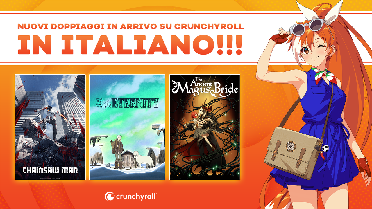 Crunchyroll - In arrivo tre serie con doppiaggio in italiano