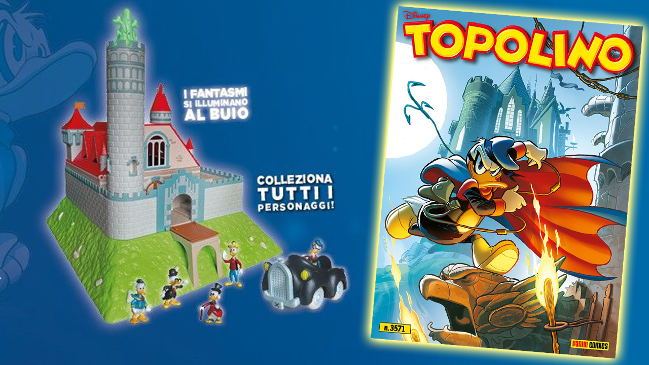 Topolino presenta il Castello di Paperinik (da montare)