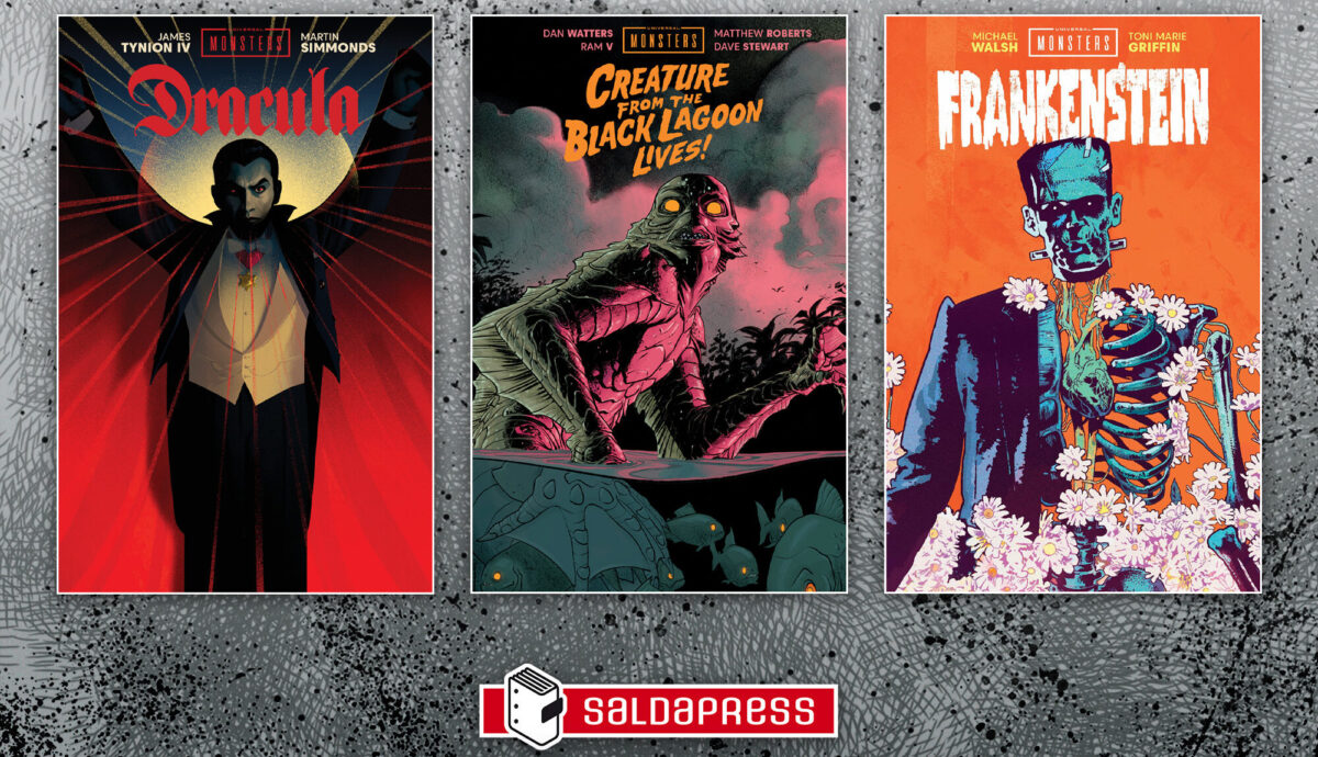 Universal Monsters - saldaPress annuncia i nuovi graphic novel su Dracula e i classici dell'horror