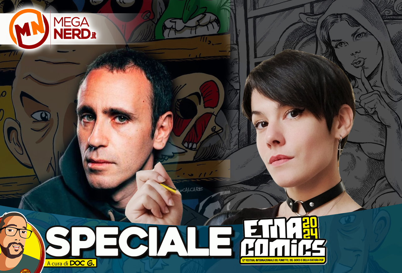 Etna Comics 2024 - Zerocalcare ed Ester Cardella presentano i manifesti ufficiali