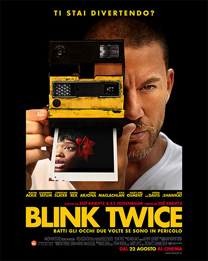 blink twice poster ita