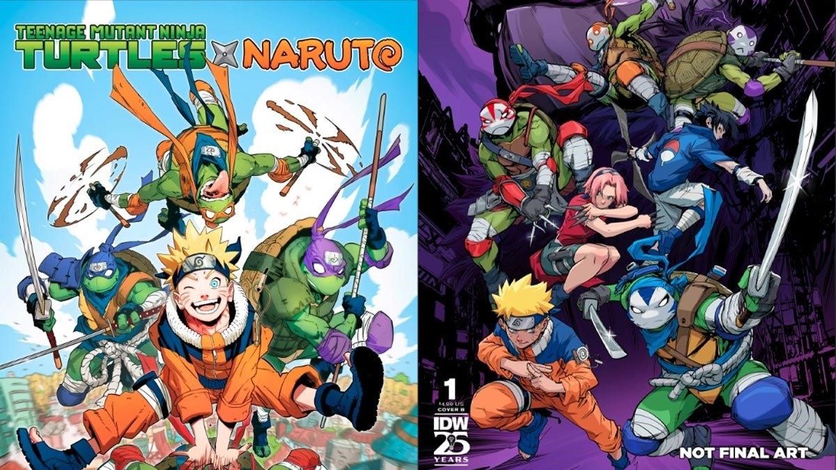 Teenage Mutant Ninja Turtles x Naruto - Rivelata la variant del n. 1!