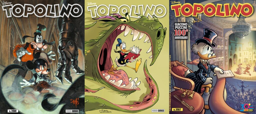 Lucca Comics & Games 2024 - In anteprima le due variant di Topolino firmate Florian Satzinger e Gabriele Dell'Otto