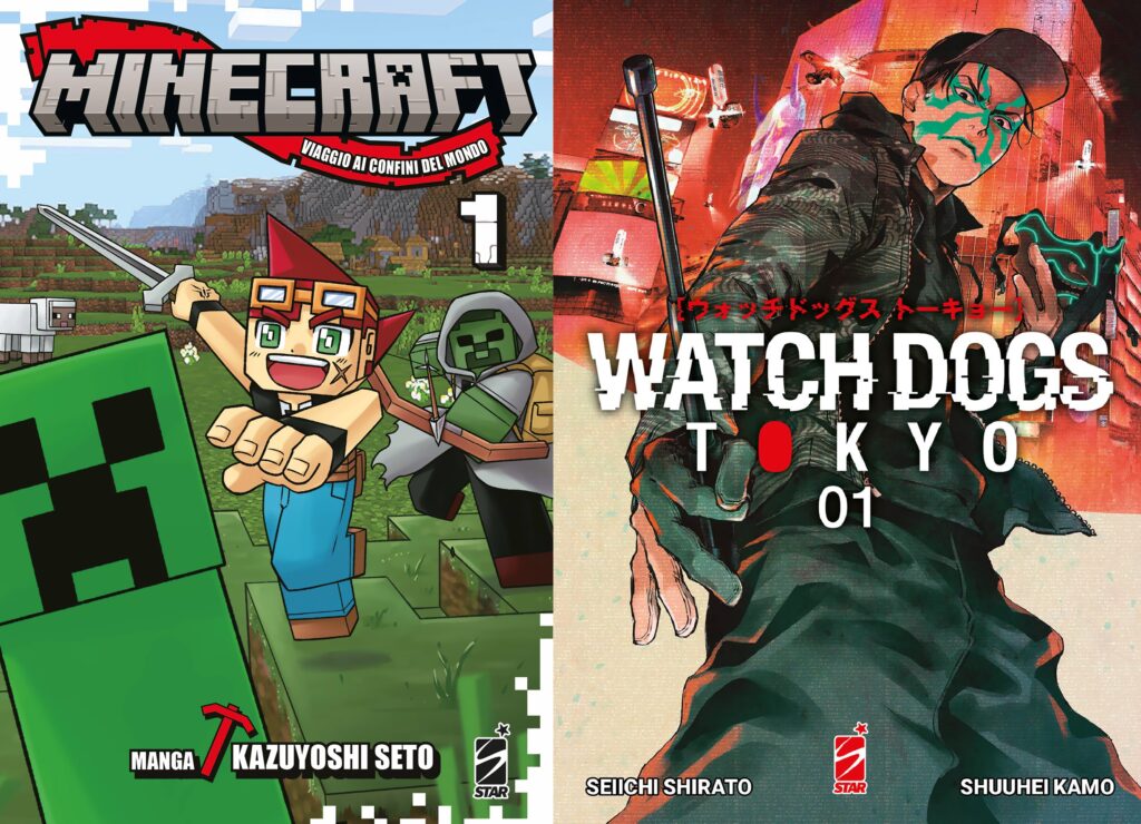 Minecraft e Watch Dogs Tokyo - I videogiochi sbarcano nel mondo dei manga con Star Comics