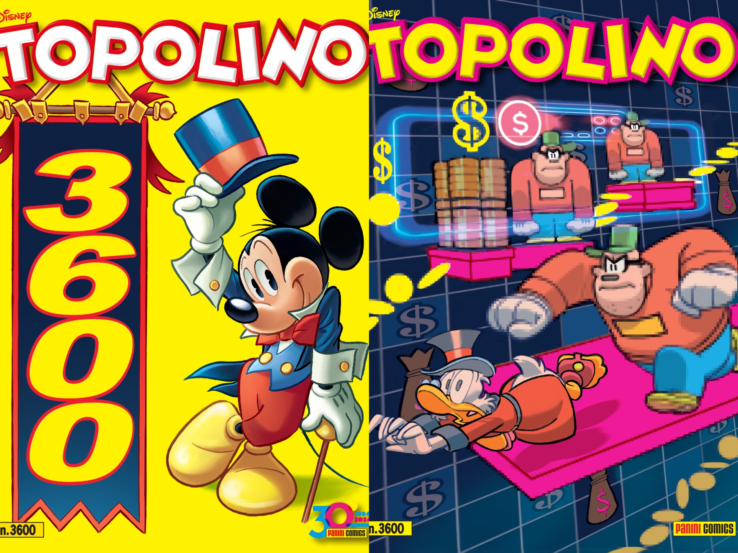 Topolino 3600 - Cover celebrativa e variant per Milan Games Week & Cartoomics