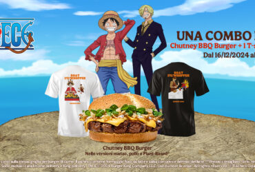 One Piece – Arrivano in Italia il panino e i gadget Burger King