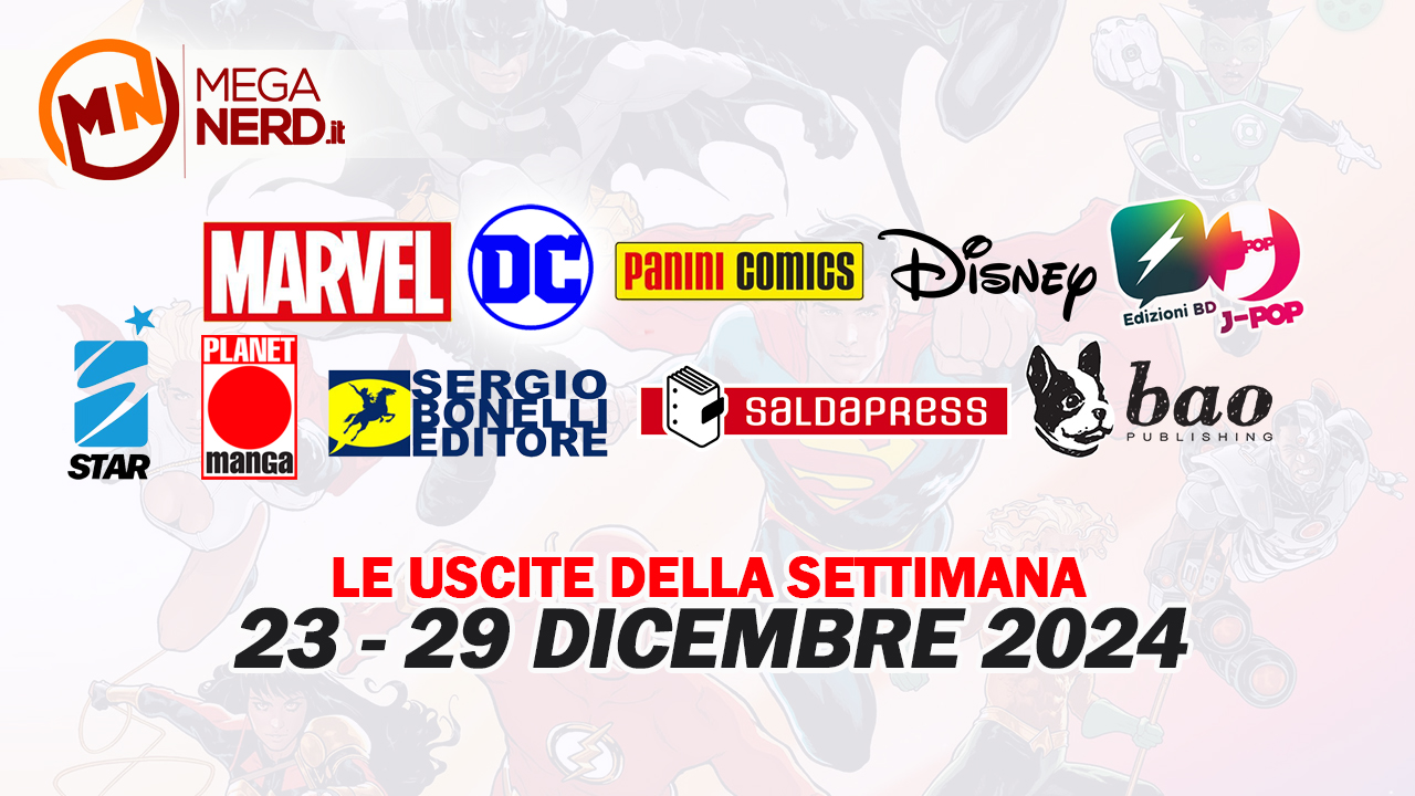 uscite della settimana fumetti 23-29 dicembre 2024