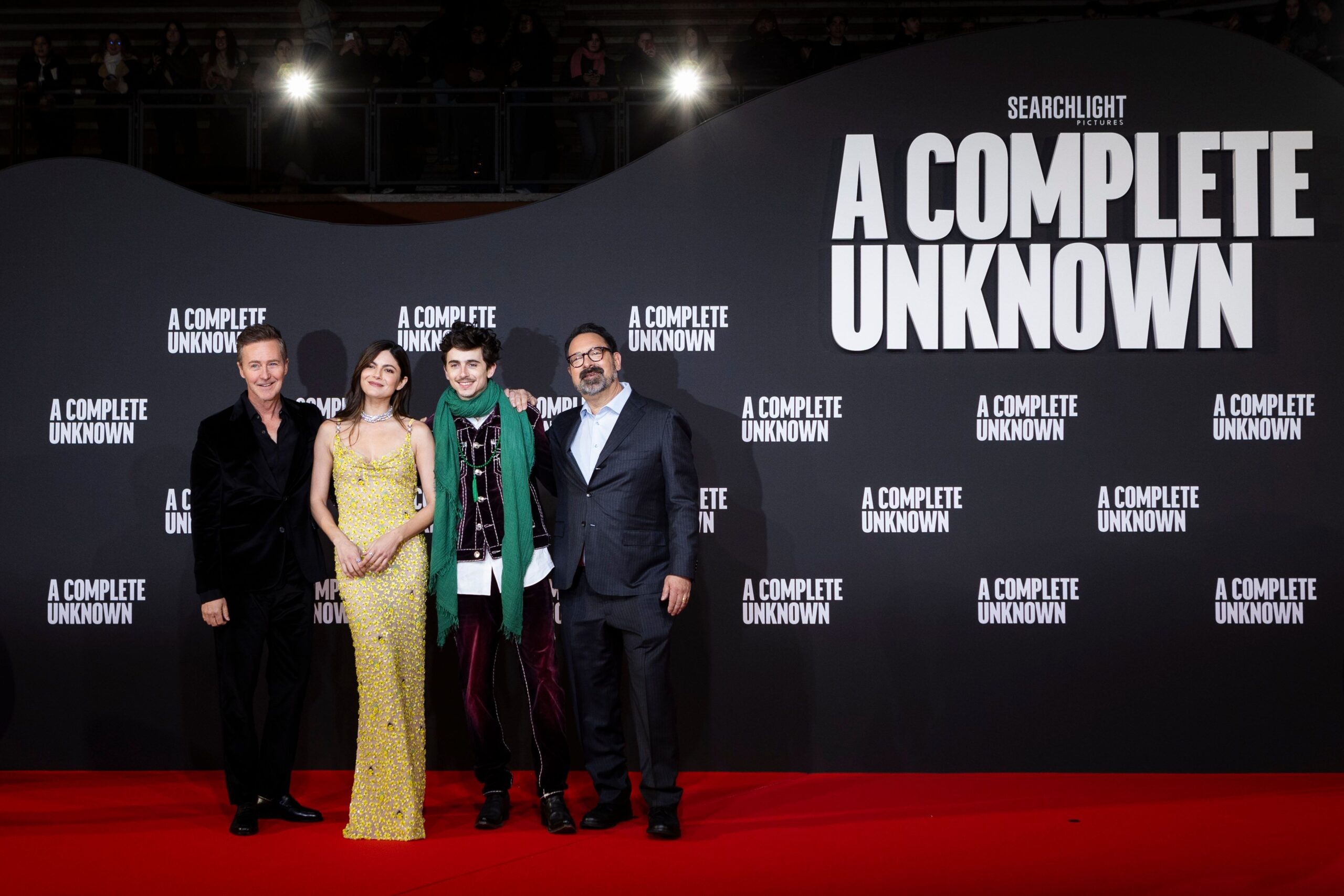 A Complete Unknown -  Il cast a Roma per l’anteprima italiana